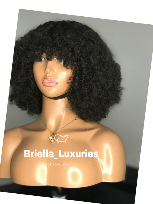 Soft Bouncy Fringe Wig – Silky, Comfortable, Natural Look