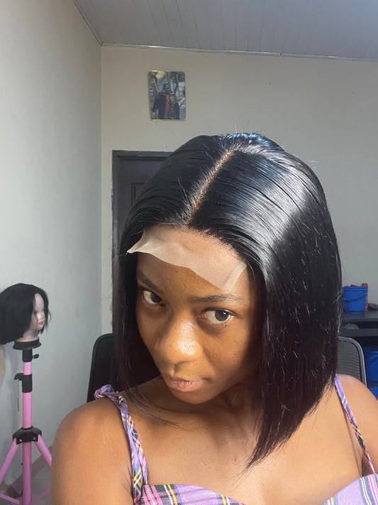 8 inches Bobbed wig